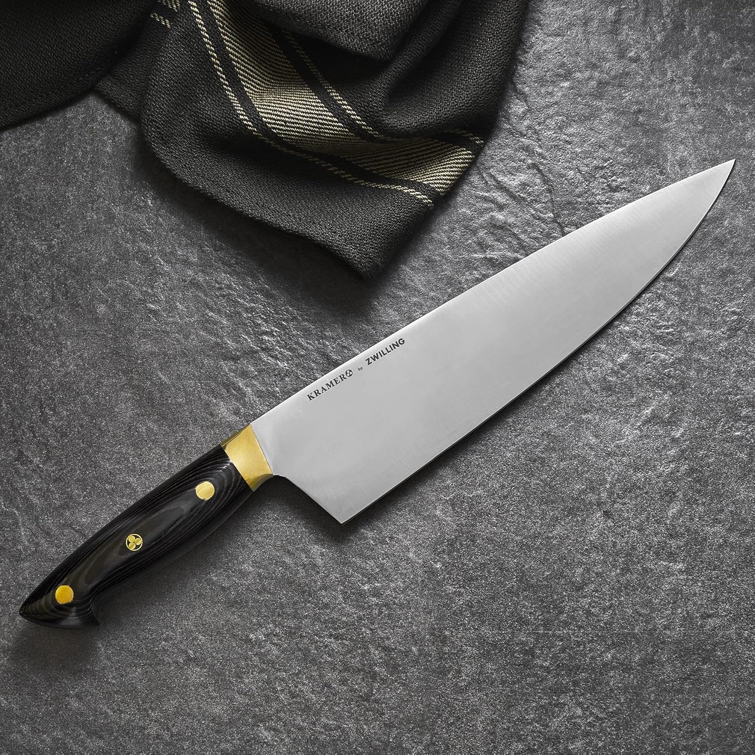 KRAMER by ZWILLING EUROLINE Carbon Collection 2.0 Cuchillo de chef de 10 pulgadas