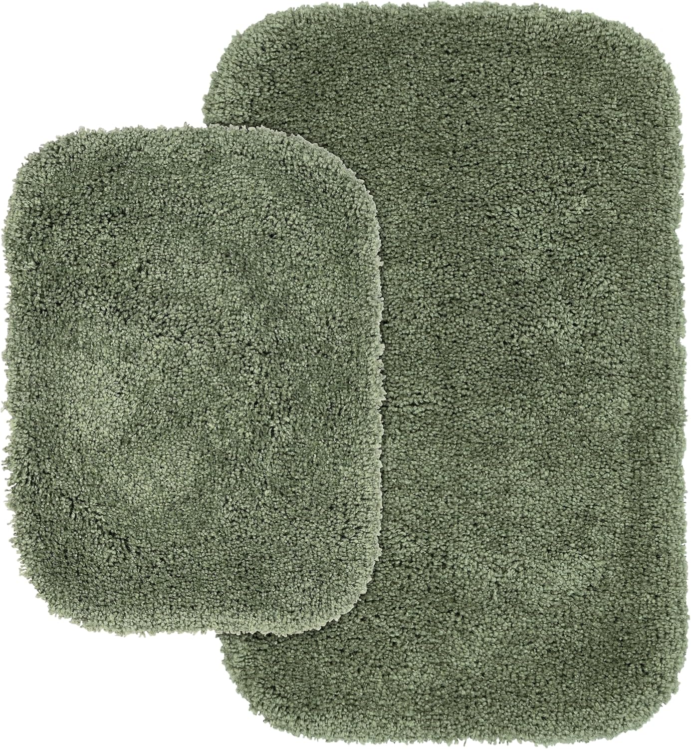 Garland Rug Serendipity – Juego de 2 alfombras de baño lavables de nailon lanudo