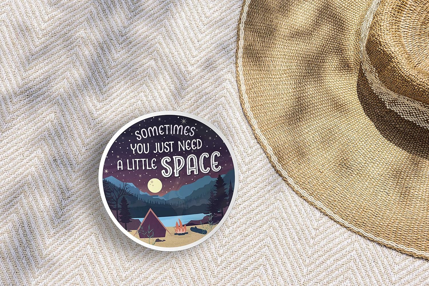 Sometimes You Need a Little Space Lake Bumper Stickers for Car – Lake Life Decals for Hydroflask – Explore Nature Quote Sticker for Tumblers