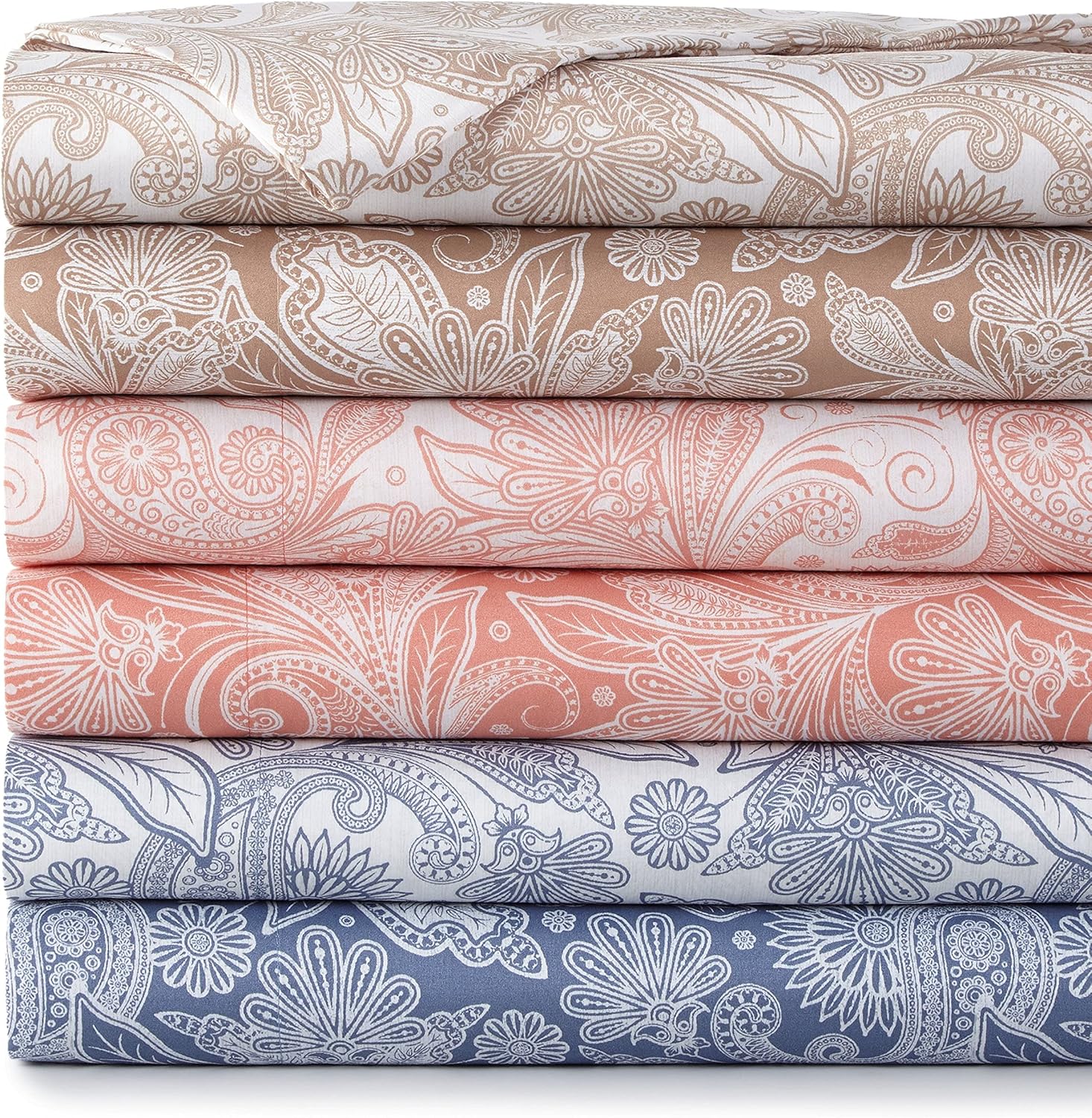 Southshore Fine Living, Inc. – Juego de sábanas estampadas de microfibra