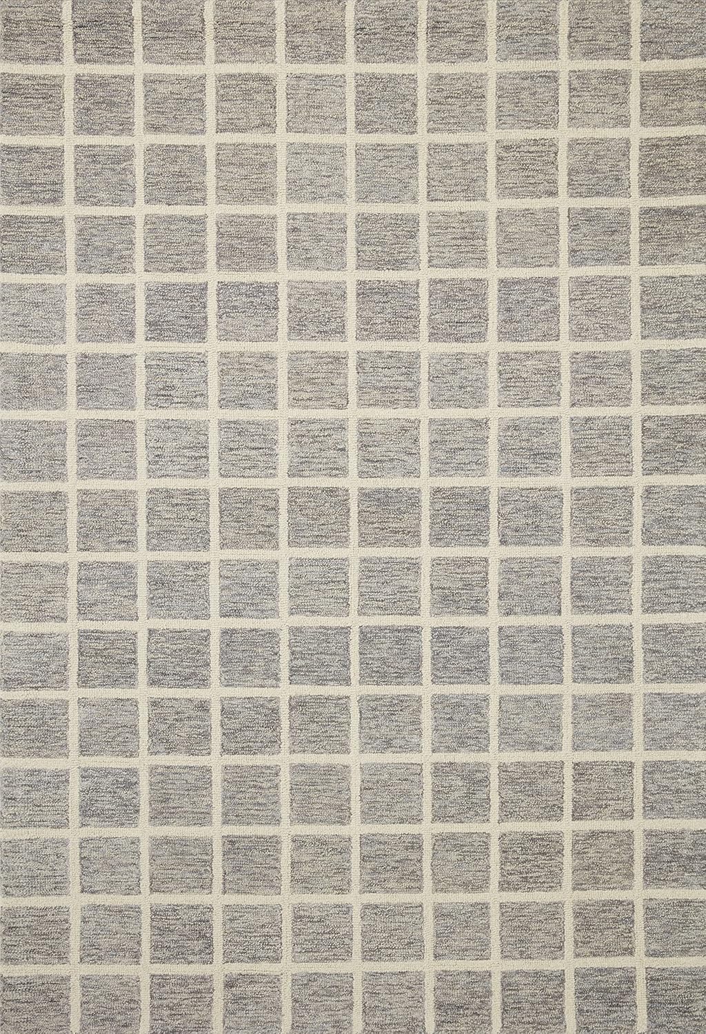 Chris Loves Julia x Loloi Polly Collection POL-05 – Alfombra decorativa color pizarramarfil de 2 pies 3 pulgadas x 3 pies 9 pulgadas