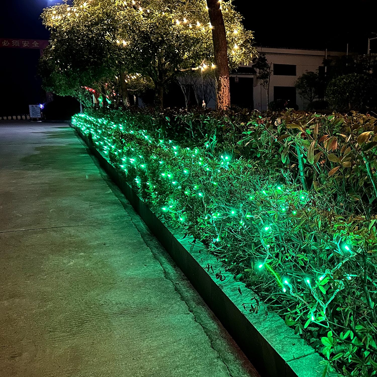 150luces verdes de Navidad, tira de luces con cable verde de 50pies, con certificación UL, juego de mini luces de calidad comercial, para fiestas en
