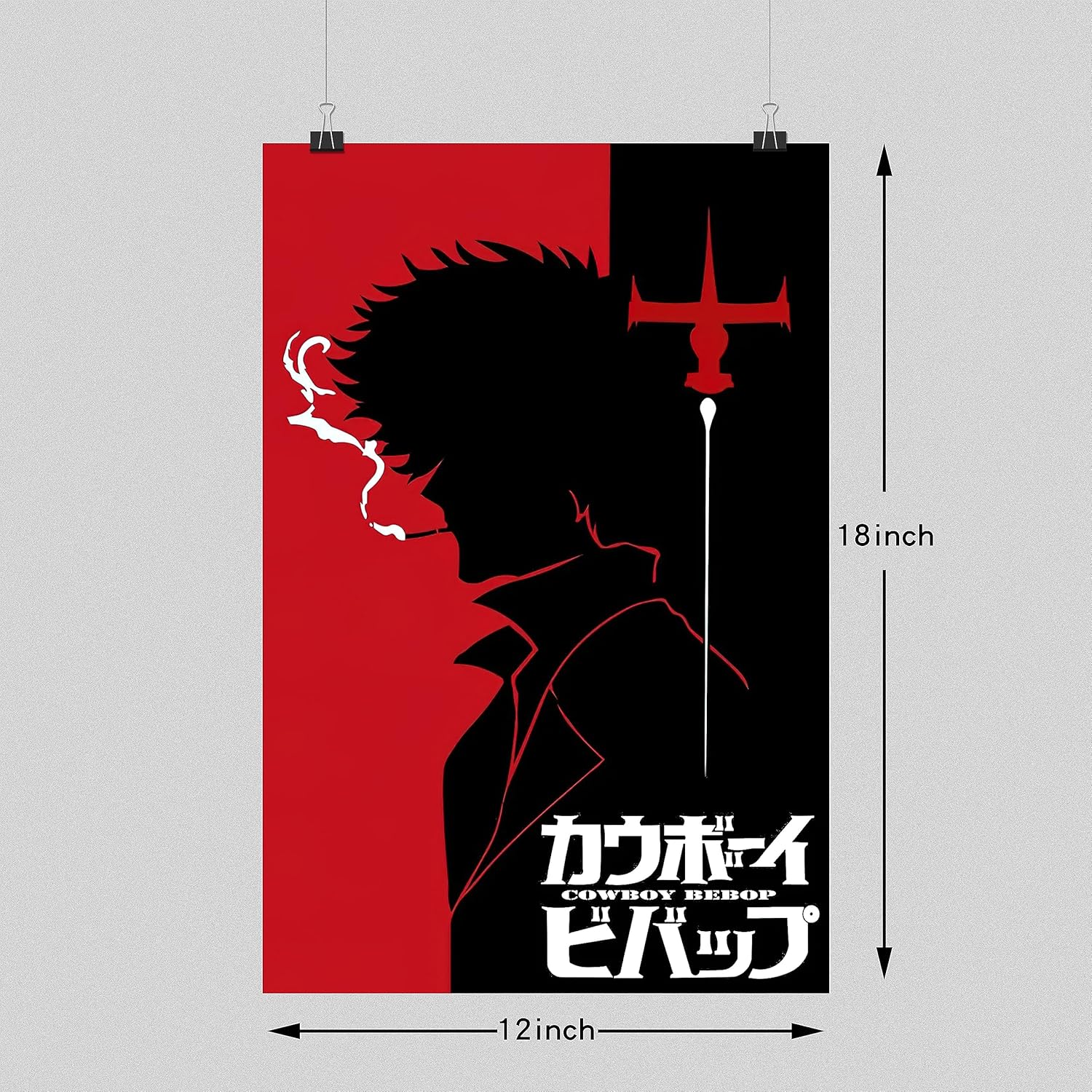 Carteles de regalos de mercancía de anime de Cowboy Bebop, versión sin marco, póster HD para sala de estar, dormitorio, club, decoración de pared,
