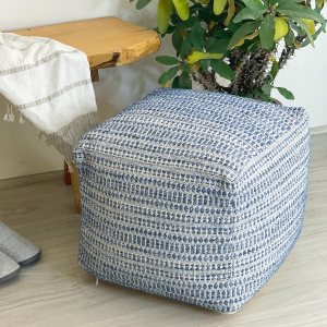 Chardin home Fundas otomanas sin relleno, acogedoras y bohemias, asientos casuales hechos a mano, reposapiés, almohada cuadrada de piso para el Chardin home Fundas otomanas sin relleno, acogedoras y bohemias, asientos casuales hechos a mano, reposapiés, almohada cuadrada de piso para el