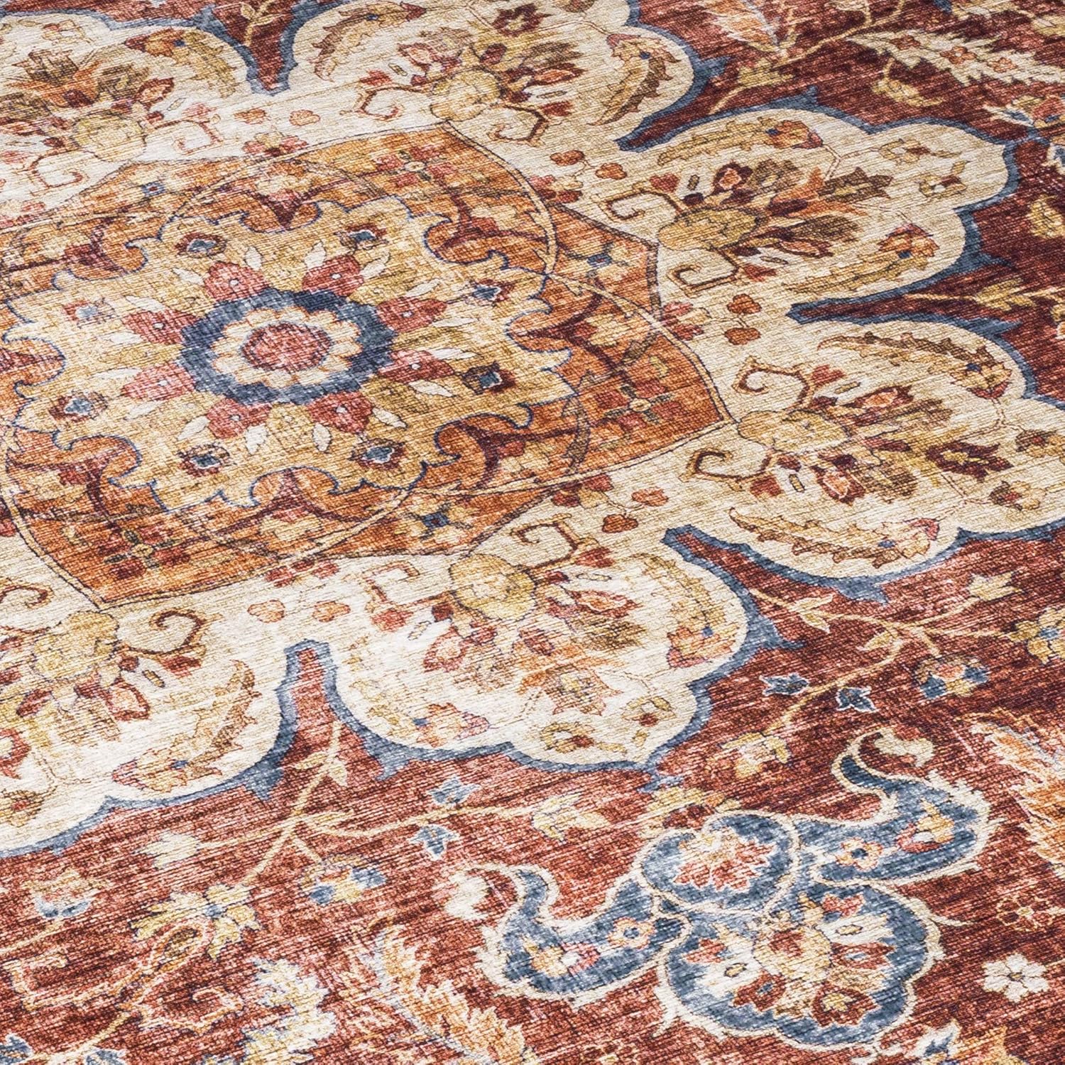 ReaLife – Alfombra lavable a máquina, resistente a las manchas, respetuosa con el medio ambiente, antideslizante, apta para familias y mascotas, y