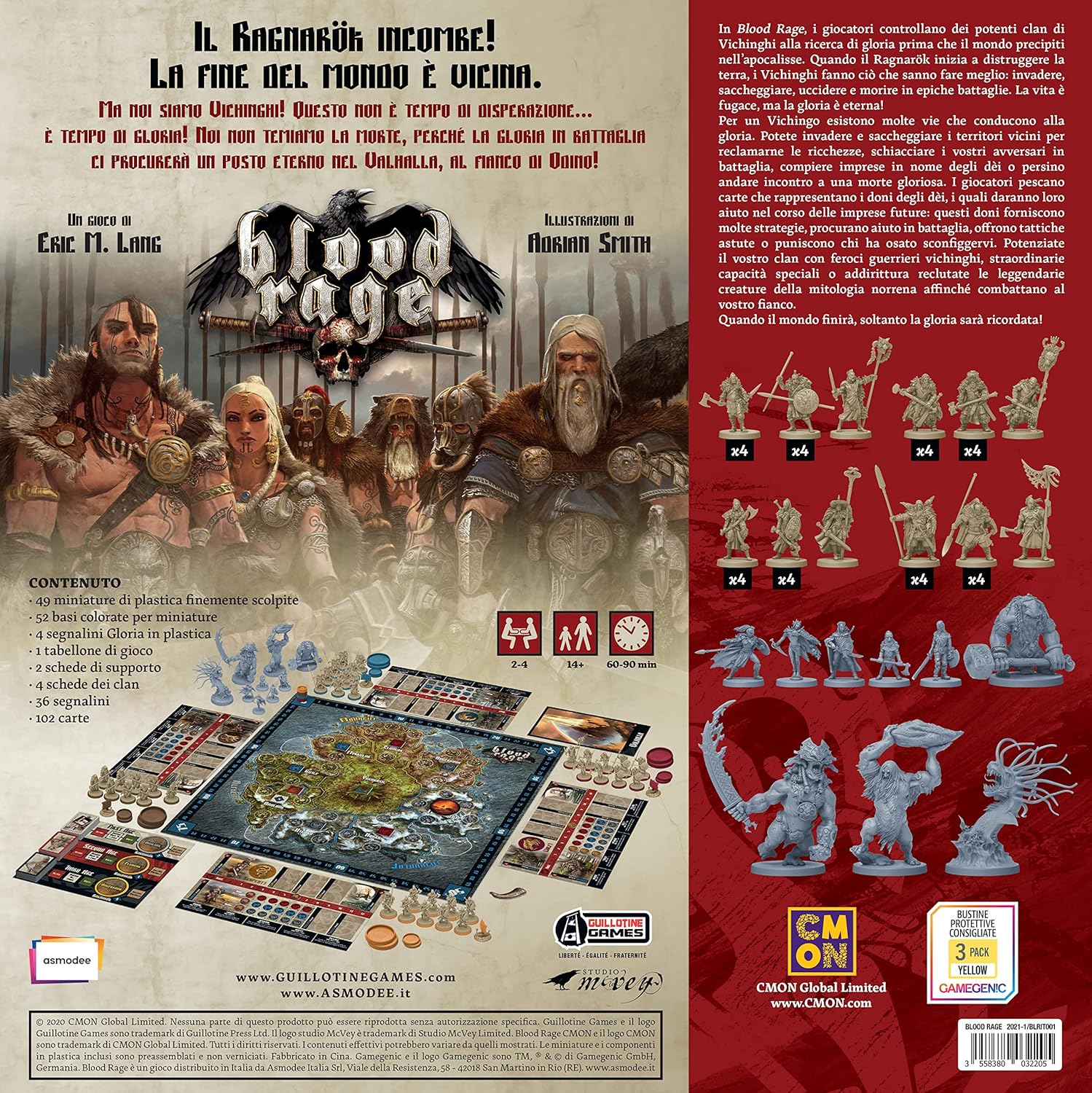 Asmodee 8730 Blood Rage, Individual, Multicolor