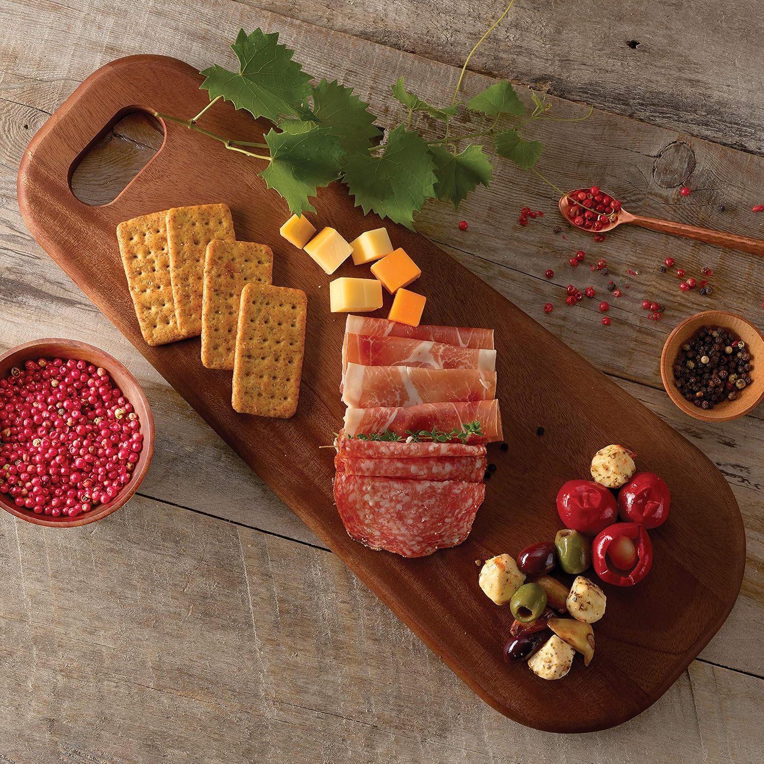 Tramontina Antipasta – Tabla de servir caoba marrón claro, 81000017DS