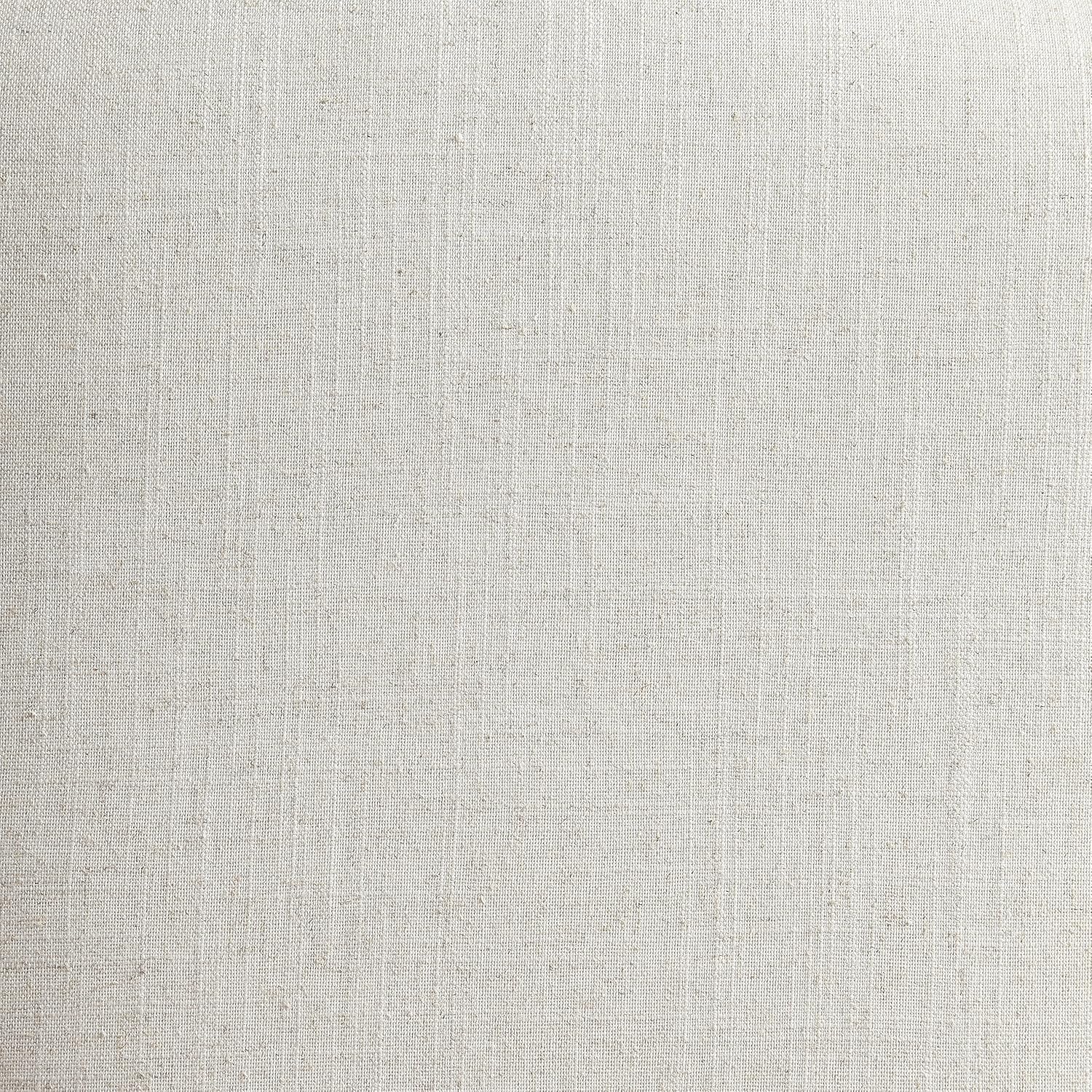 OSP Home Furnishings Abbott Spindle – Taburete de mostrador con asiento acolchado de resorte y base gris cepillado, tela de lino