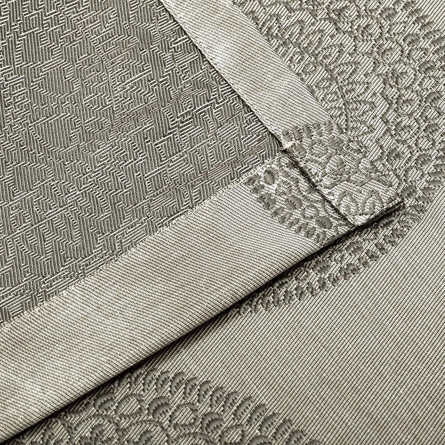 Superior Cordon Jacquard – Cortinas con ojales (2 unidades)