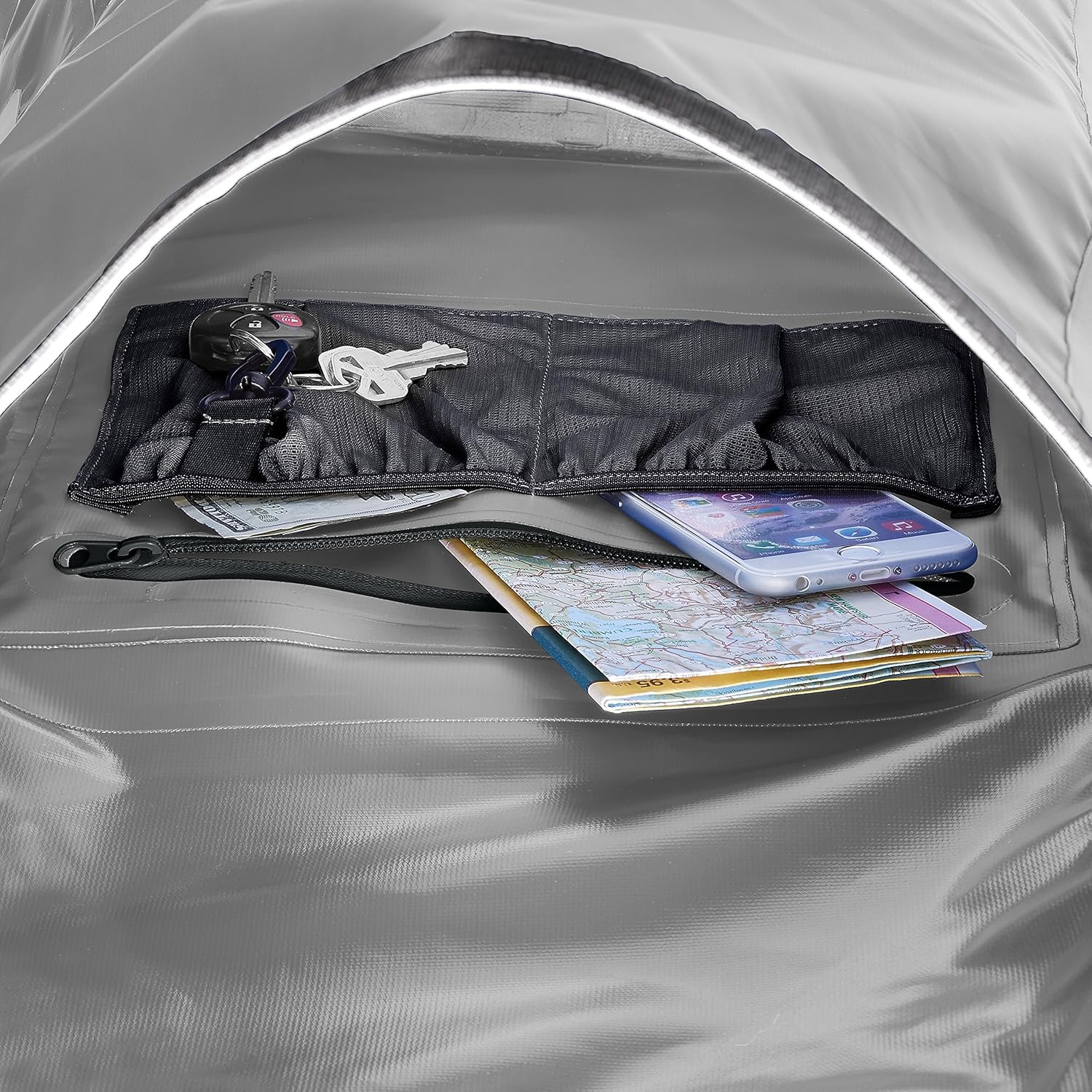 Skog Å Kust BackSåk – Mochila impermeable con bolsillo exterior con cremallera, para kayak, rafting, navegar, natación, camping, senderismo, playa,