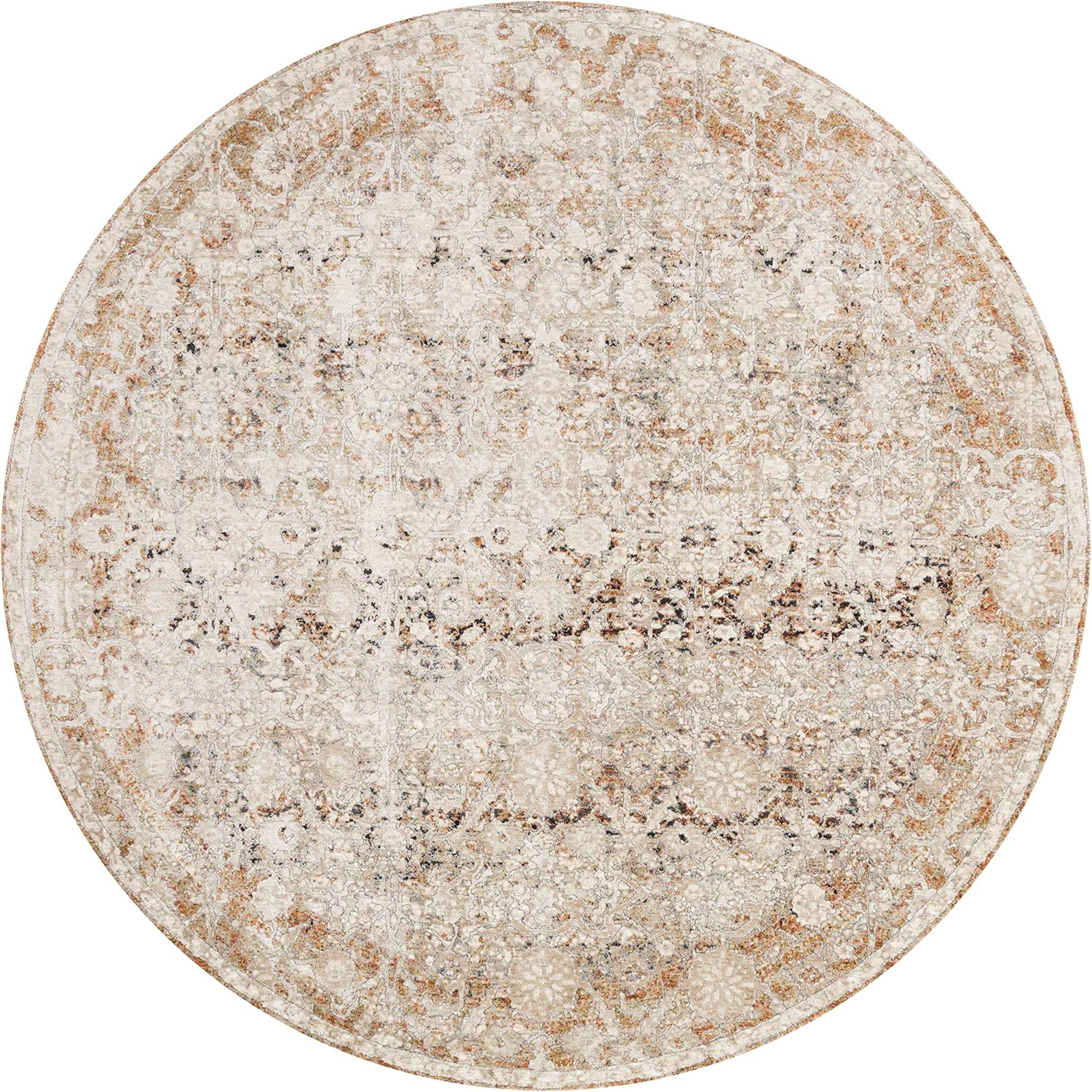 Loloi II Theia THE-07 – Alfombra de pasillo tradicional de mezclilla de 2′-8″ x 4′