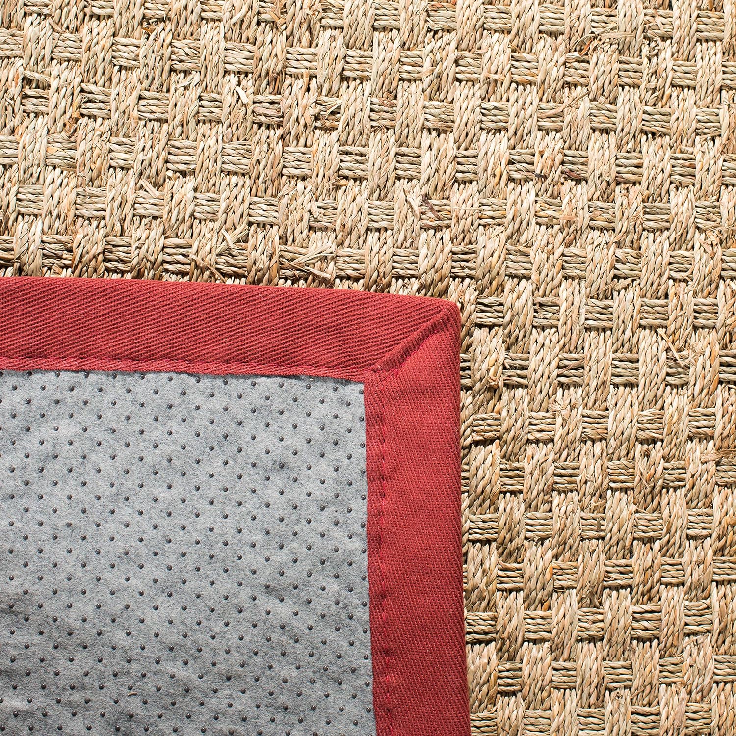 Safavieh NF114A Natural Fiber Collection – Alfombra de fibras naturales de patrón trenzado, varios colores (5 x 8 pies), Fibras naturales,