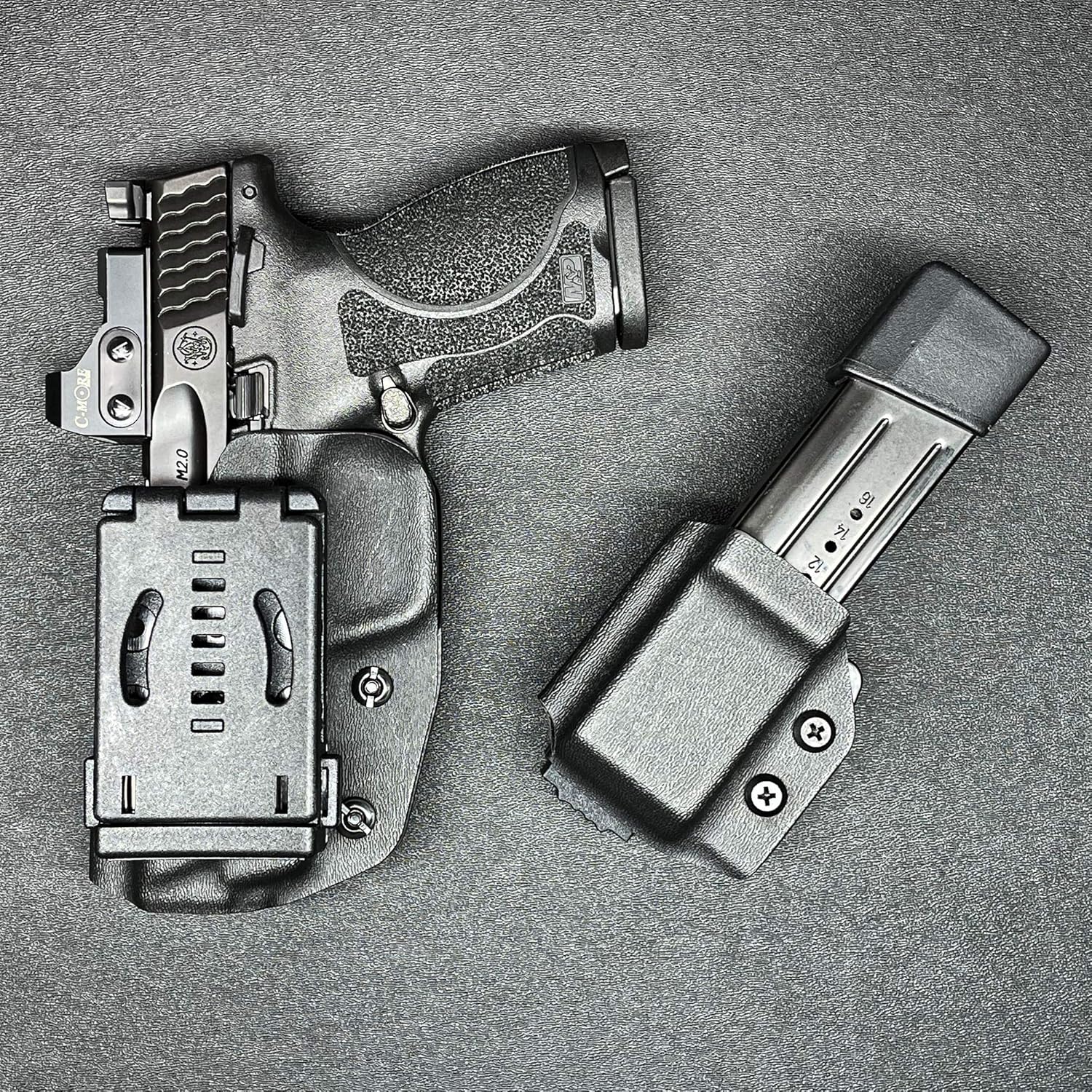 Black Scorpion Gear Pro IDPA Competition Holster se adapta a Tanfoglio Stock 3
