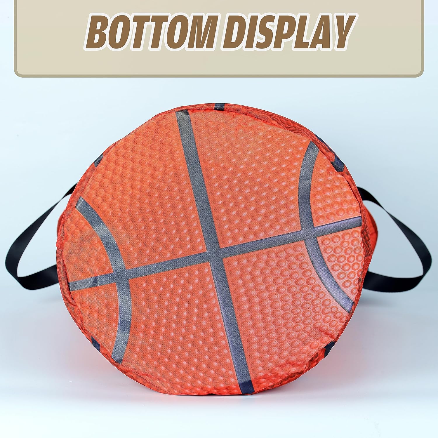 Cesta de lavandería con textura de baloncesto, plegable, impermeable, de tela Oxford, divertida, cesta de lavandería, cubo de almacenamiento de