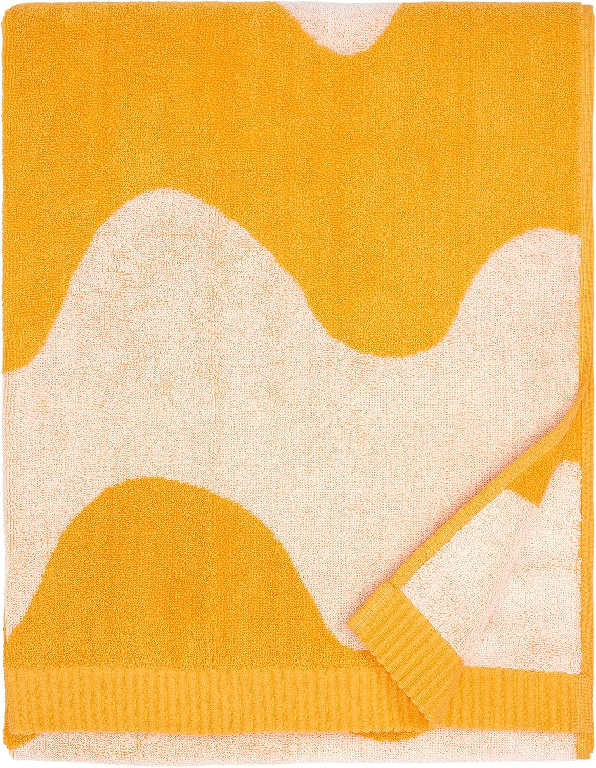 MARIMEKKO – Toalla de baño de algodón Lokki (amarillo)