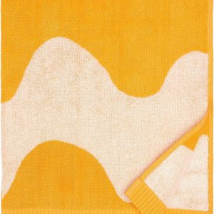 MARIMEKKO – Toalla de baño de algodón Lokki (amarillo) MARIMEKKO – Toalla de baño de algodón Lokki (amarillo)