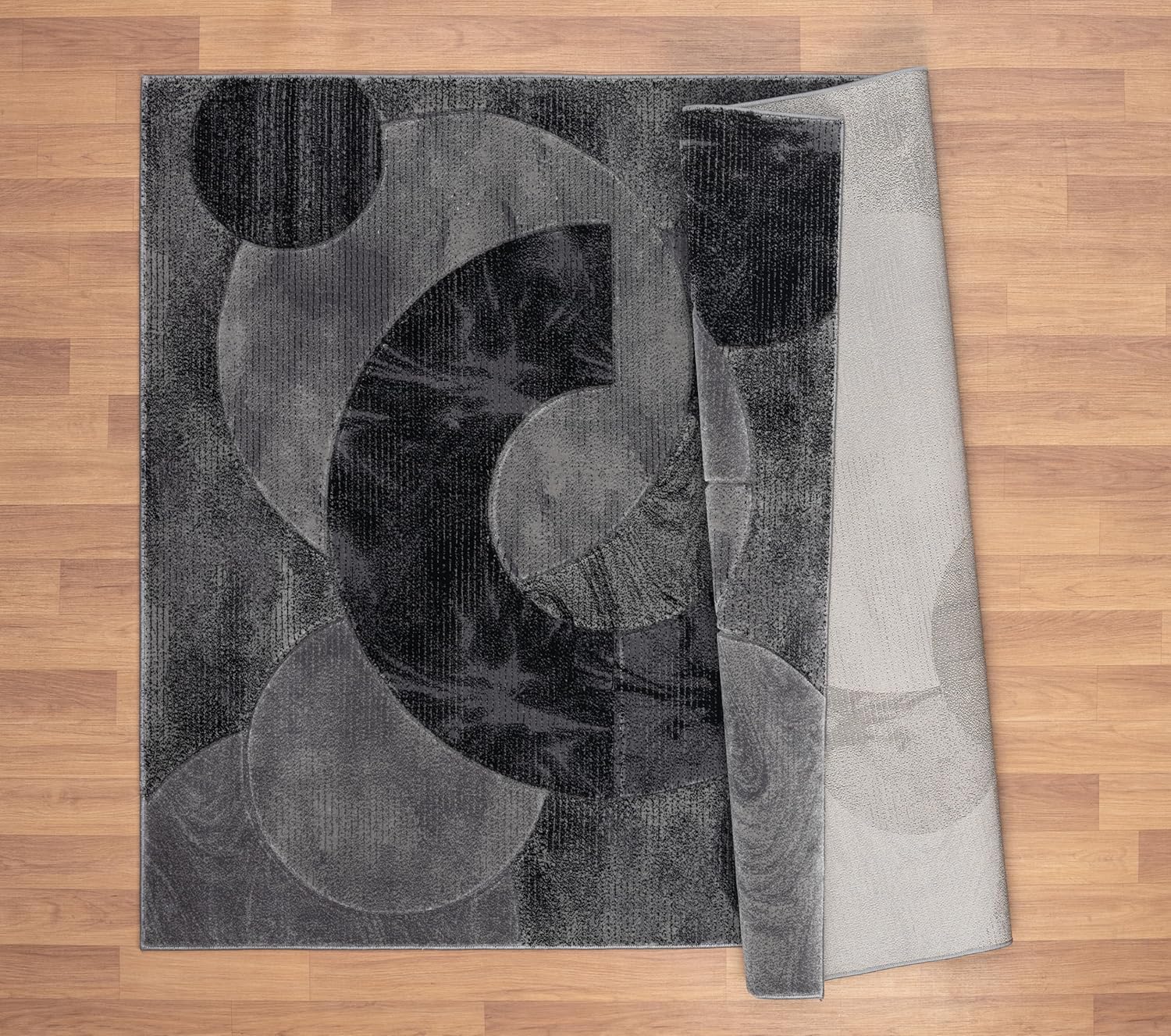 Alfombra de área de 5 x 8 pies para sala de estar, dormitorio u oficina, lavable a máquina, con diseños florales, geométricos, desgastados y