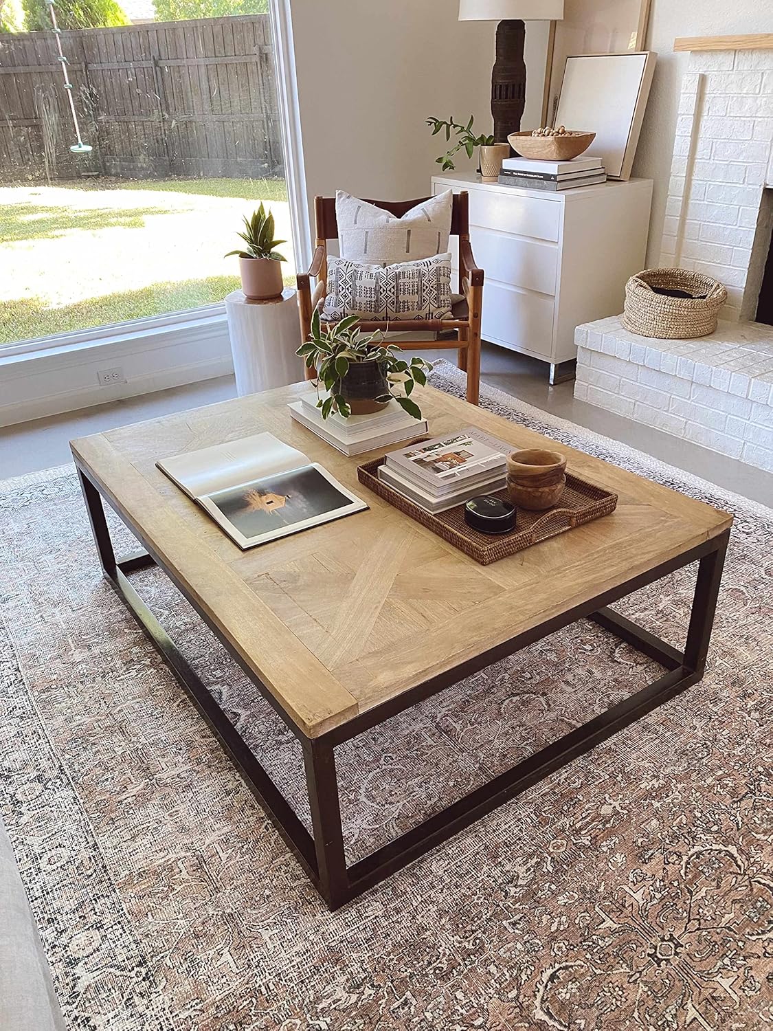 Kemer Collection – Alfombra de pasillo de cocina, lavable a máquina, estilo vintage, envejecida, desteñida, oriental bohemia persa con bordes