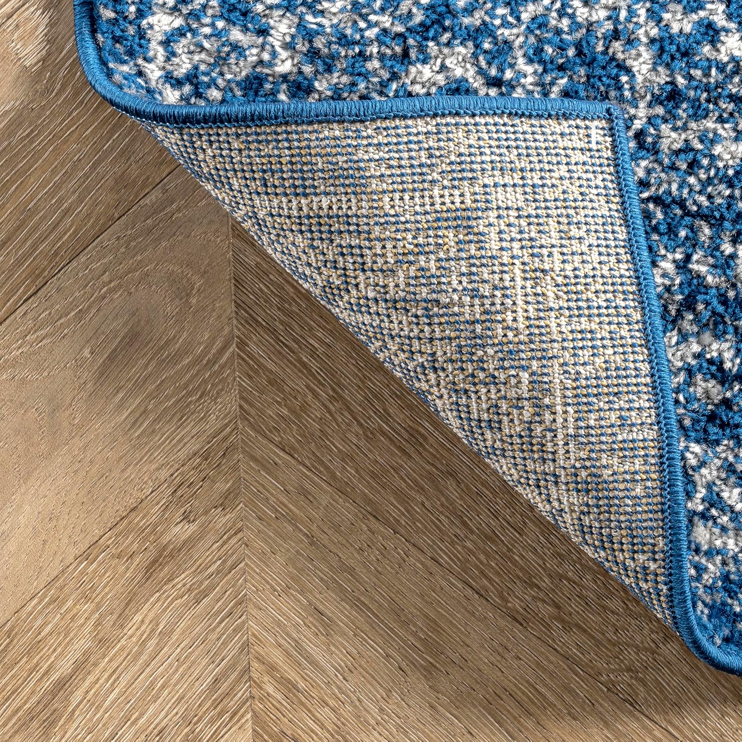 nuLOOM Alfombra vintage Waddell decorativa, 2 x 3, azul oscuro