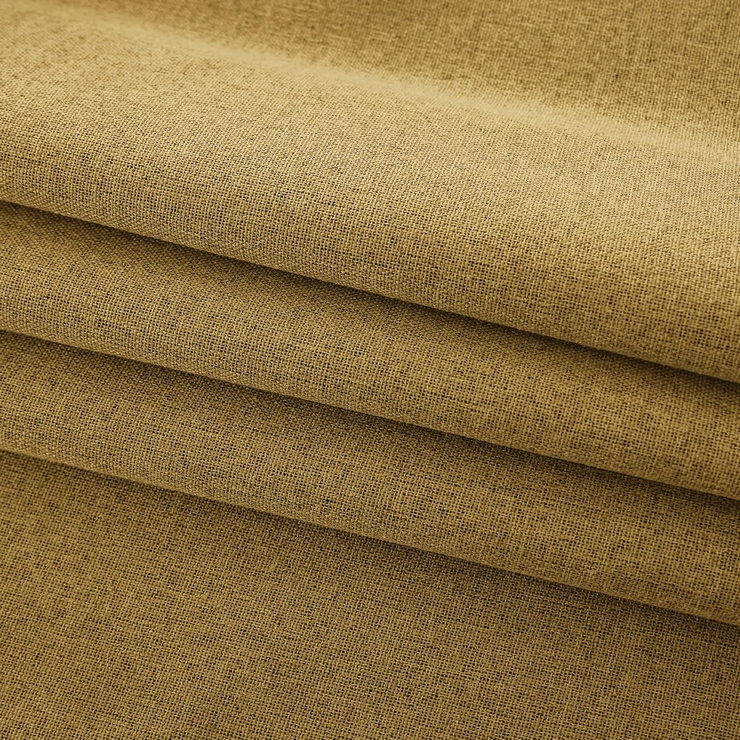 INLINAS Cortinas opacas estilo lino de 52 x 84 pulgadas, 100% bloqueo de luz, reducción de ruido y aislamiento térmico, paneles de triple capa con