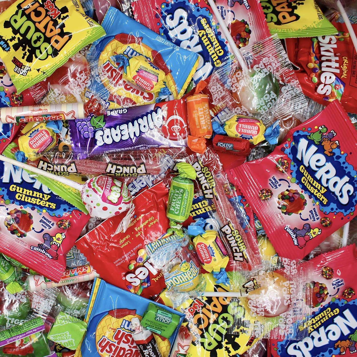 Ultimate Candy Variety Mix de 10 libras  Caramelos a granel  Paquete variado de dulces a granel  Caramelos envueltos individualmente  Bubble Gum,