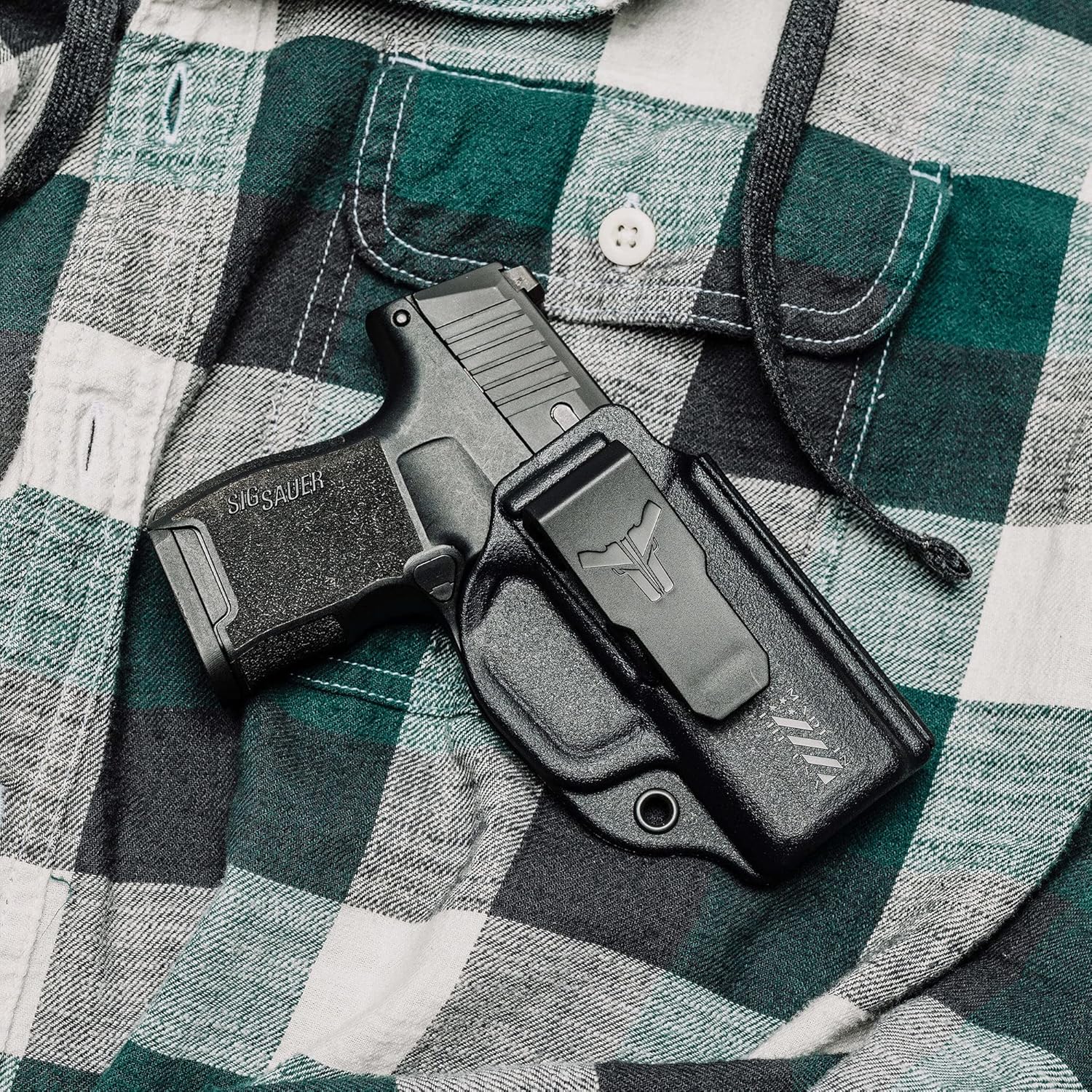Smith & Wesson M&P Shield 940Plus (3.1 pulgadas) Funda IWB  Fabricado en Estados Unidos  Compatible con S&W Shield M2.0 y M1.0 0.354 in  .40 S&W