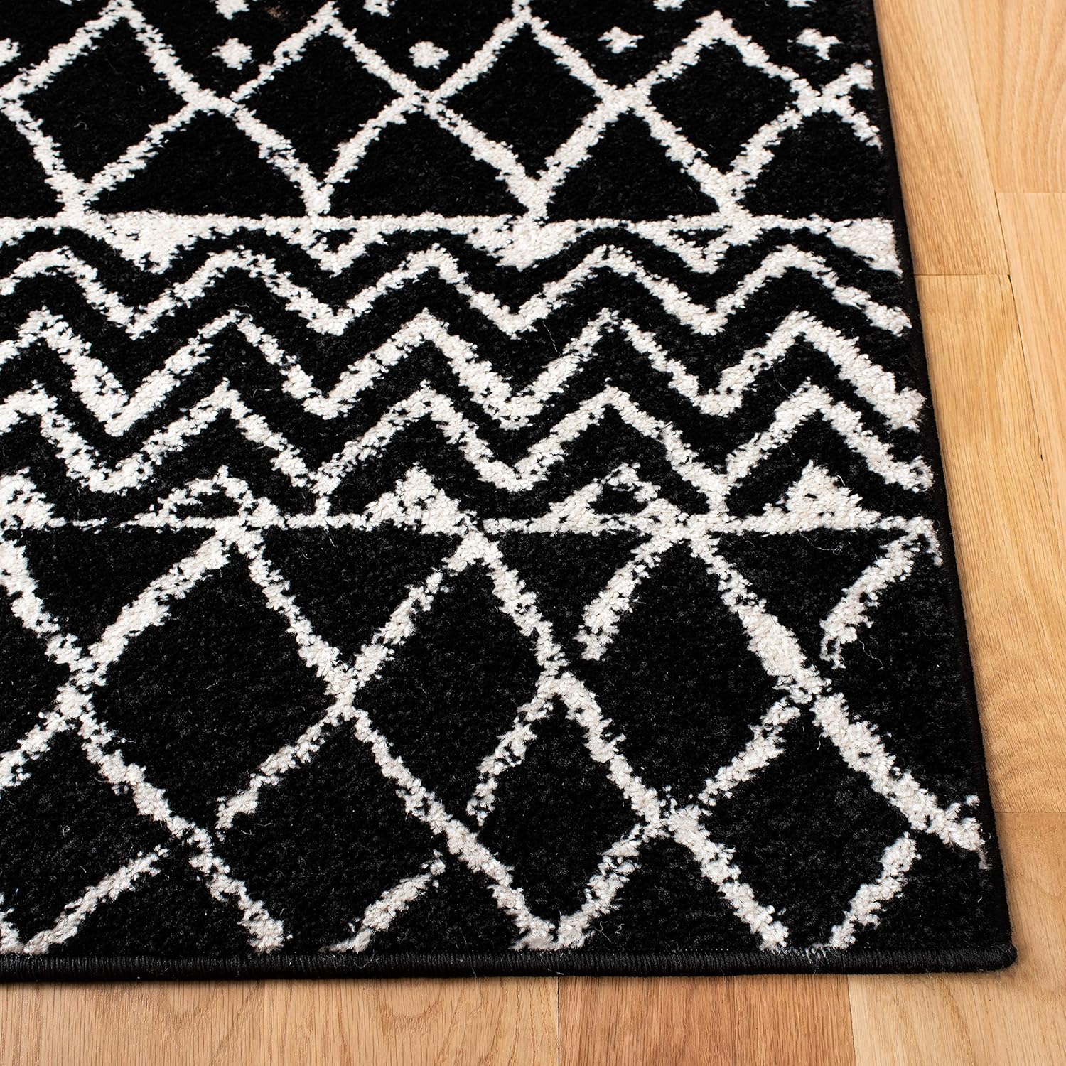 Safavieh Tulum Collection TUL270A – Alfombra envejecida estilo bohemio marroquí