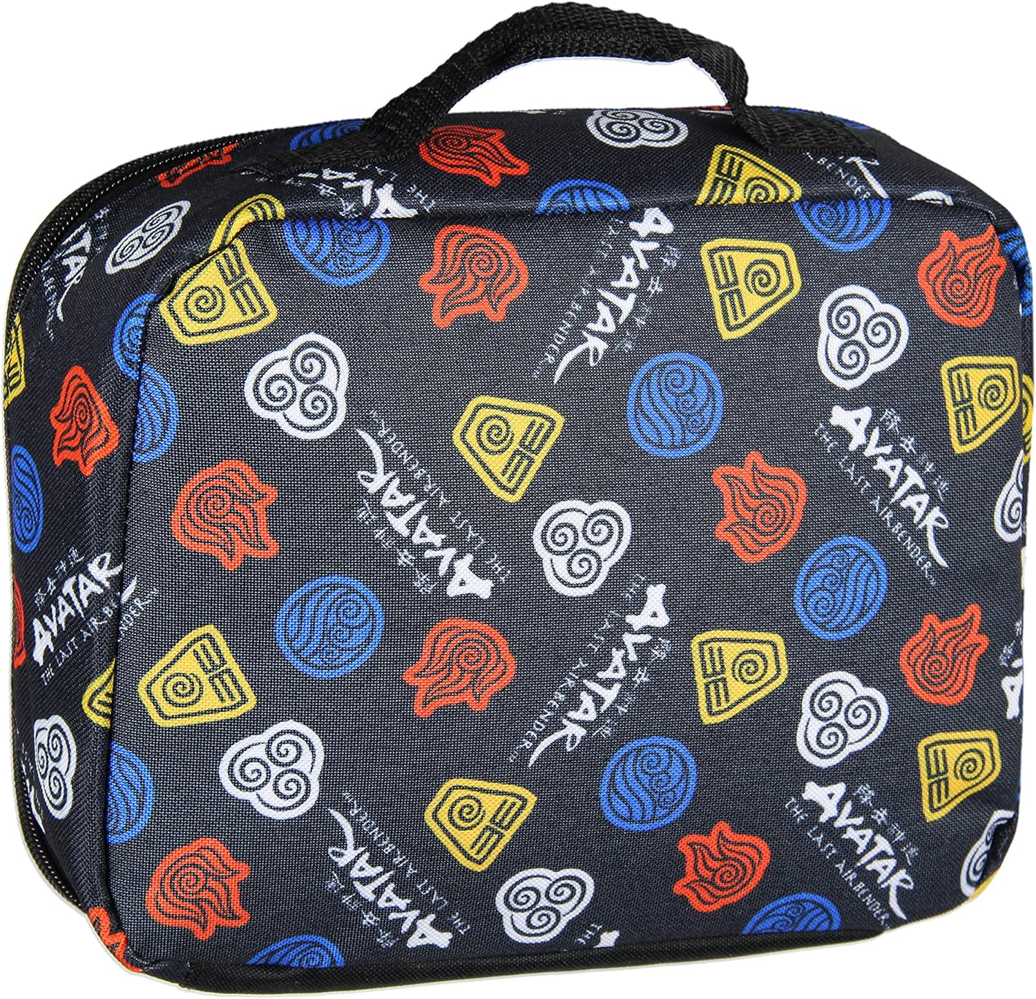 Nickelodeon Avatar The Last Airbender Characters Aang Zuko Katara Sokka – Mochila de 5 piezas, botella de agua Icepack, Varios colores, Personajes