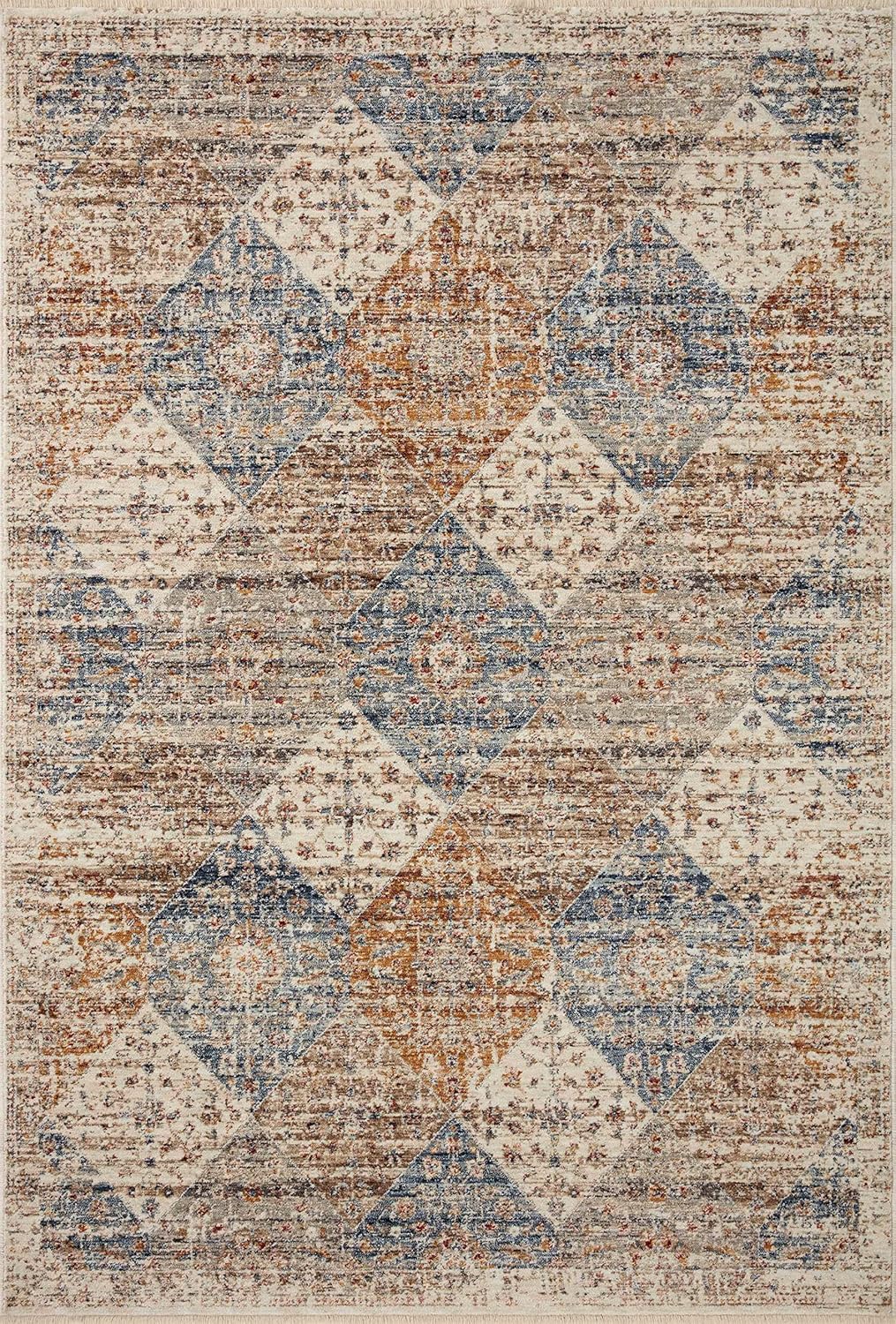 Loloi II Sorrento Collection SOR-02 – Alfombra redonda de 9 pies y 6 pulgadas x 9 pies 6 pulgadas