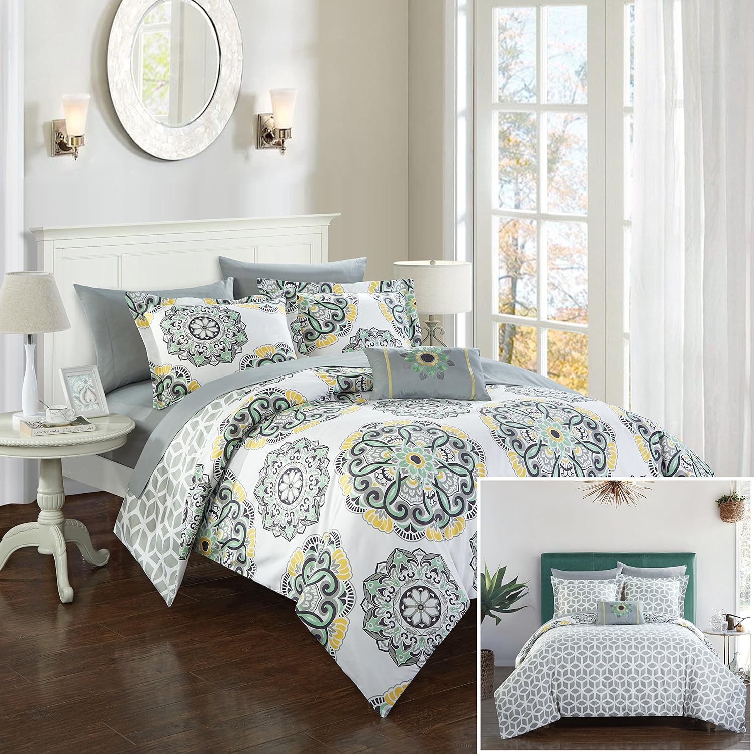 Chic Home Barcelona – Juego de edredón reversible