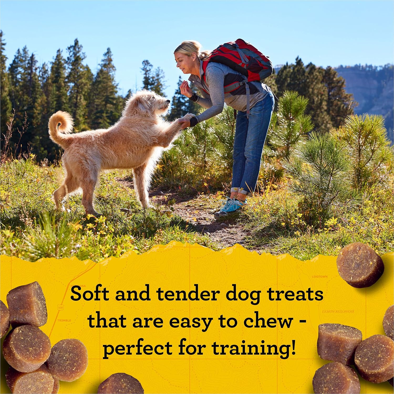 Zuke’s Mini Naturals Premios para entrenamiento de perros, receta de conejo, bolsa de 16 onzas