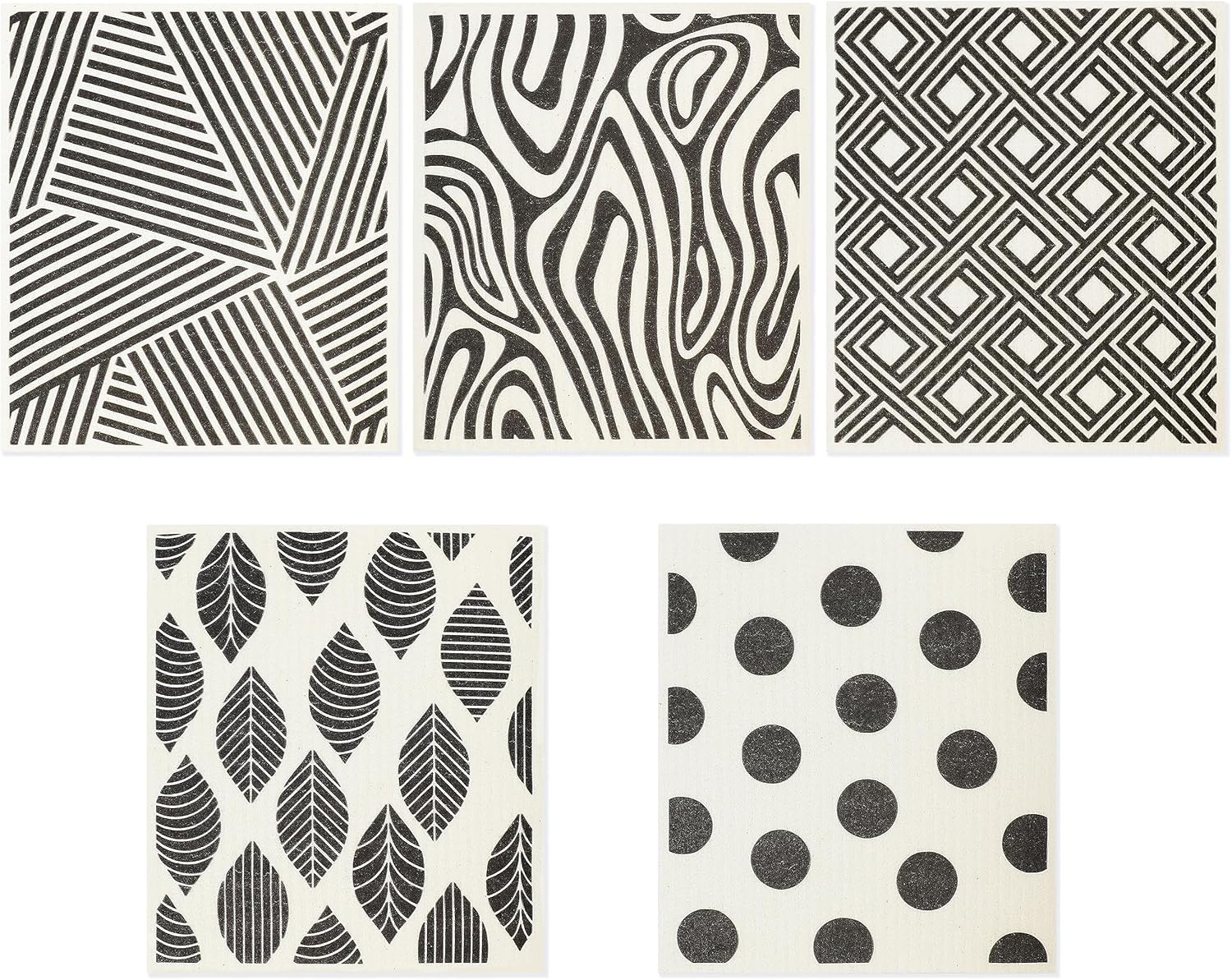 JEBBLAS Paños de cocina suecos reutilizables para cocina, toallas de papel reutilizables de celulosa, toallas suecas lavables, sin olor,