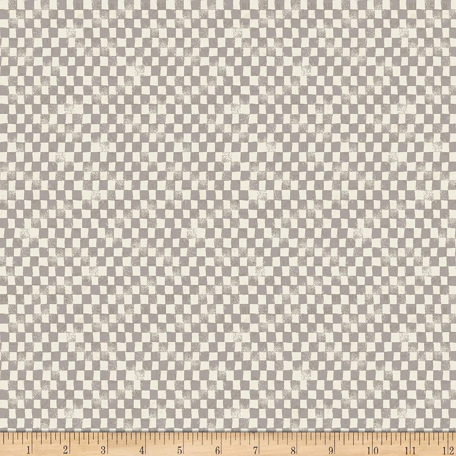 Windham Fabrics Life’s Recipes – Tablero de ajedrez gris, tela por yarda