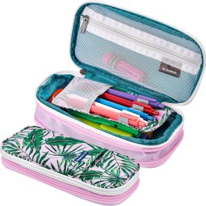 It’s Academic Estuche expansible para lápices, bolsa portátil para suministros escolares y de oficina, bolsa organizadora de viaje, compacta, alta It’s Academic Estuche expansible para lápices, bolsa portátil para suministros escolares y de oficina, bolsa organizadora de viaje, compacta, alta