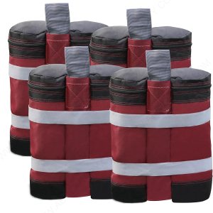 Abccanopy juego de 4 bolsas pesadas para armado de refugio instantáneo de calidad superior y de alta resistencia, de 55 lb cada una, en más de 20 Abccanopy juego de 4 bolsas pesadas para armado de refugio instantáneo de calidad superior y de alta resistencia, de 55 lb cada una, en más de 20