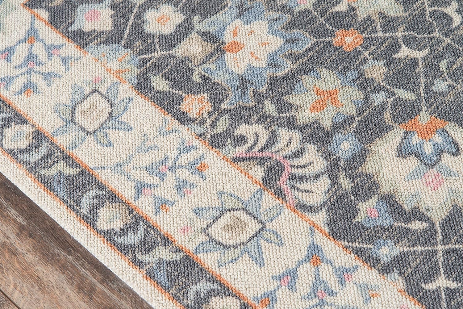 Momeni Anatolia Alfombra de área, 5 pies 3 pulgadas x 7 pies 6 pulgadas, carbón