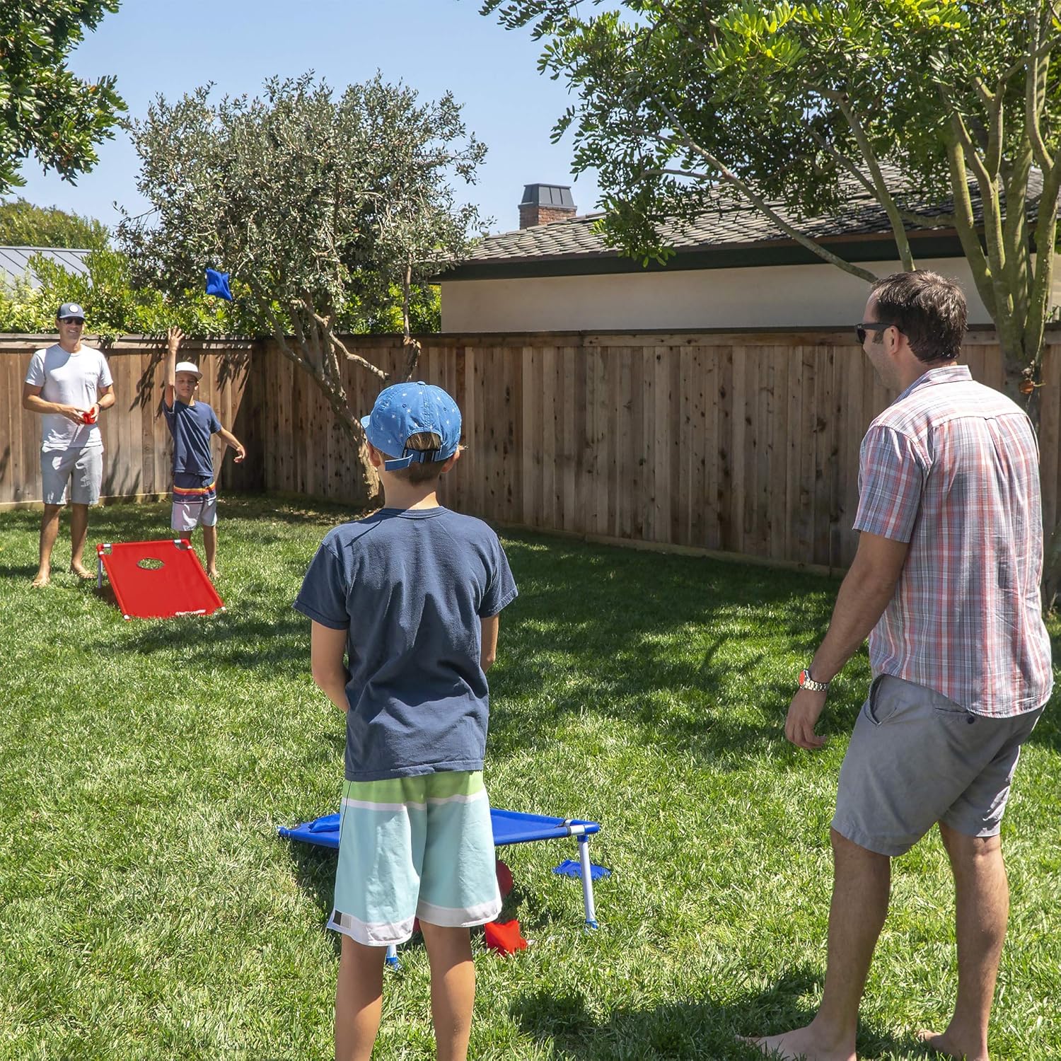 GoSports Juego de Cornhole portátil de 3 x 2 pies, juego de lanzamiento premium para niños y adultos, elige tu estilo