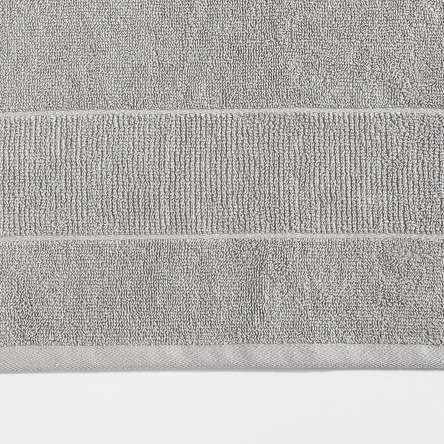Tommy Bahama – Toallas de baño, juego de toallas de algodón absorbentes y resistentes a la decoloración, decoración de baño de moda (gris islanda, 2
