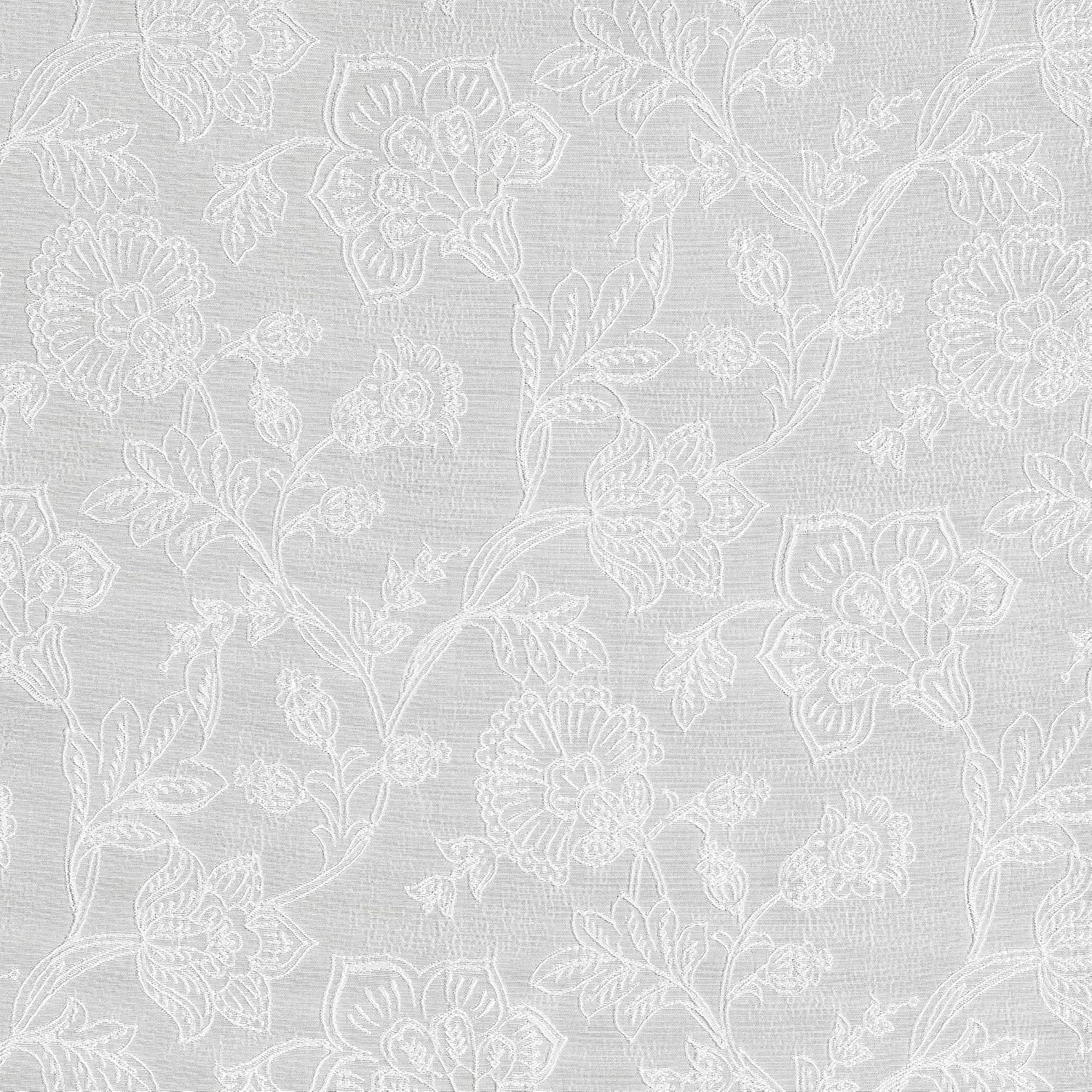 Sun Zero Brookhaven – Juego de 2 paneles de cortinas plisadas bordadas con aspecto floral 100 % opaco, con pestaña trasera, 50 x 84 pulgadas, color