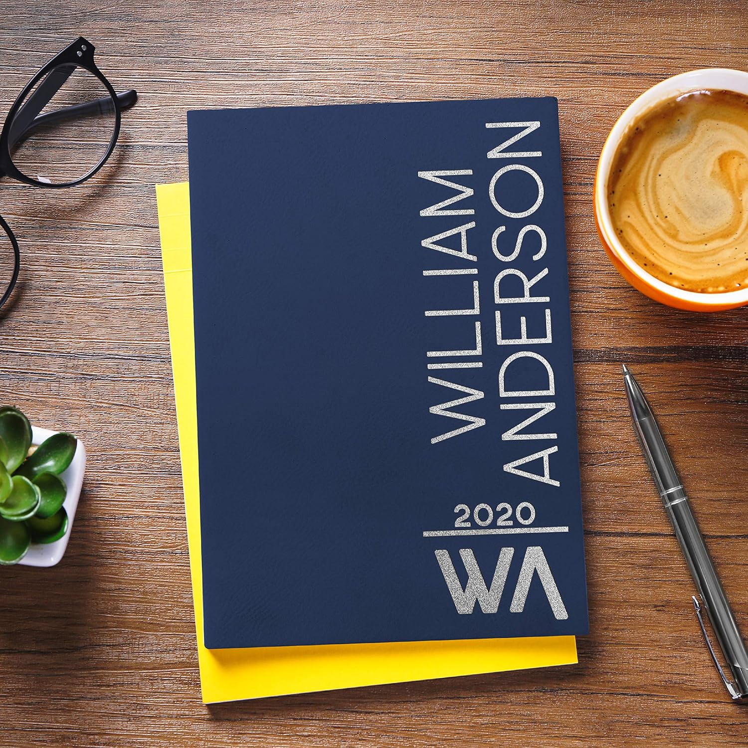 Diario de cuero personalizado  Marrón oscuro, 12 diseños  Cuaderno de texto para mujeres y hombres  Diarios personalizados para escribir para