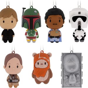 Hallmark Star Wars – Juego de 2 adornos misteriosos de Navidad, inastillables, juego de 2 Hallmark Star Wars – Juego de 2 adornos misteriosos de Navidad, inastillables, juego de 2