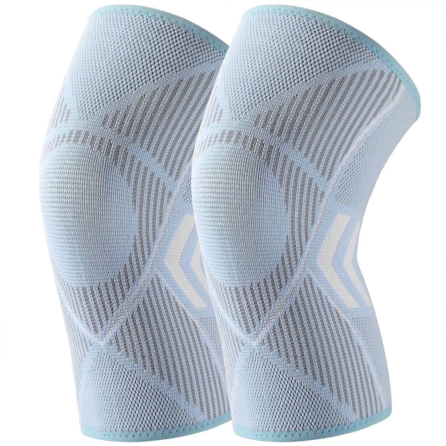 Achiou Rodilleras para aliviar el dolor de rodilla, paquete de 2 rodilleras para desgarro de menisco, mangas de compresión de rodilla para hombres y