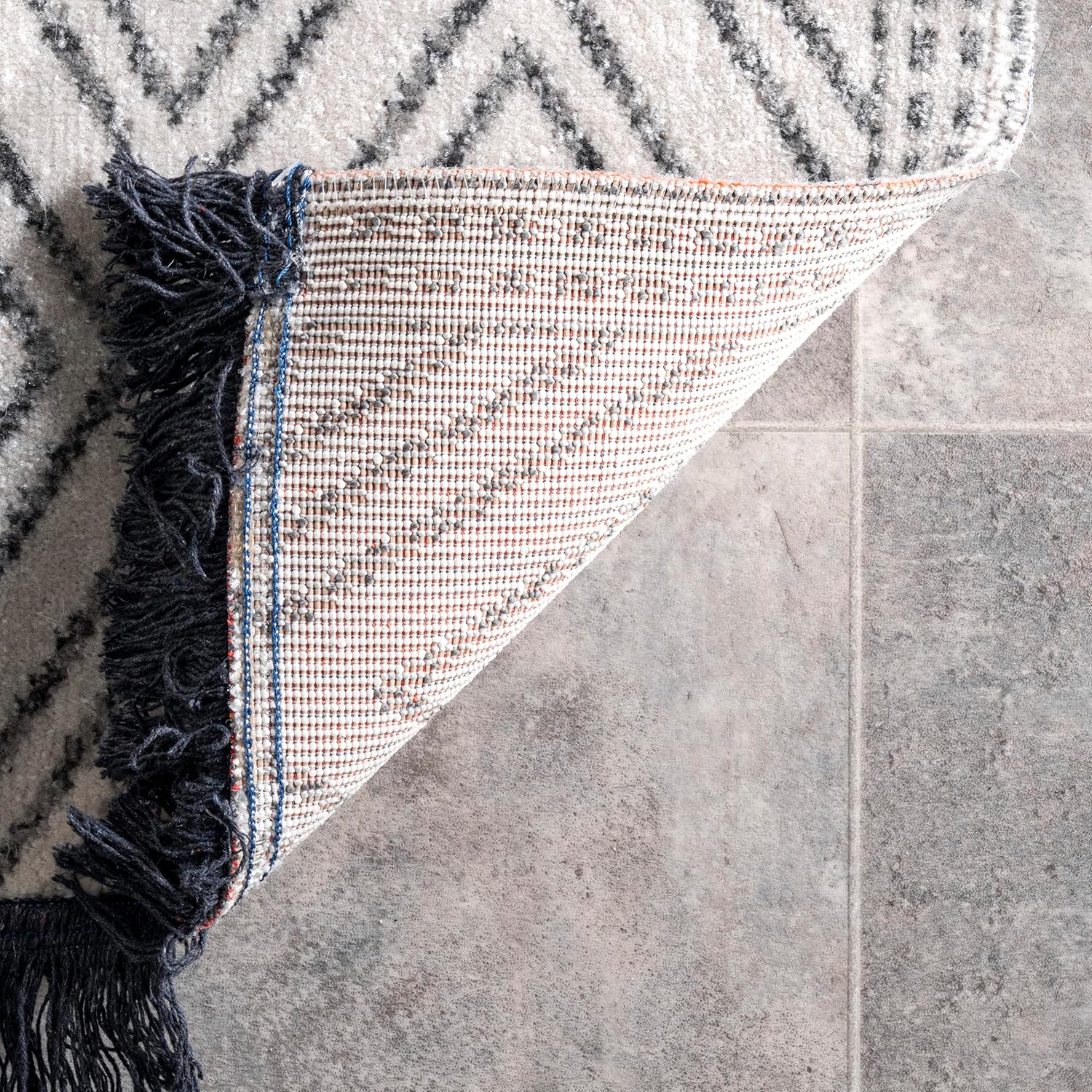 nuLOOM Alfombra Miriam a rayas para interiores y exteriores, 12×15, gris
