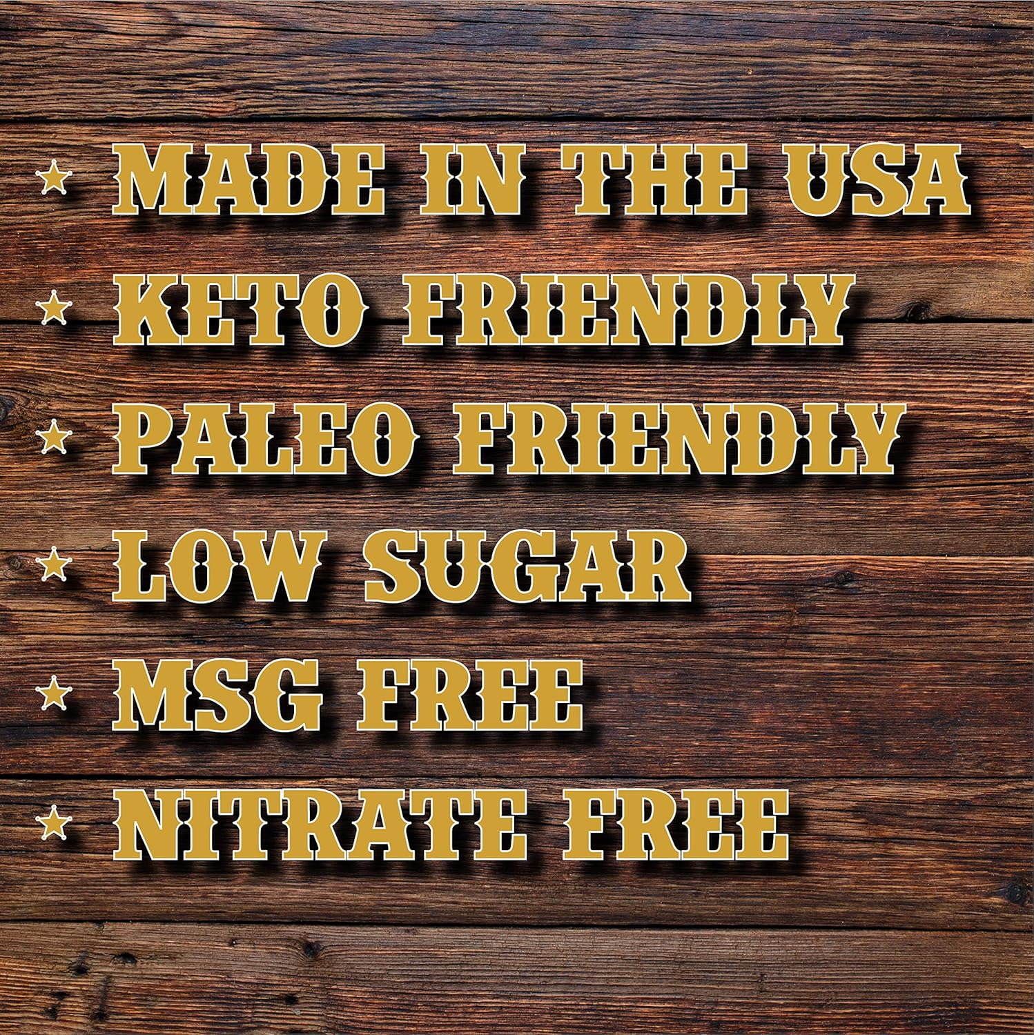 Bronco Billy’s Beef Jerky Hickory Smoked Old Country – Bolsa resellable de media libra