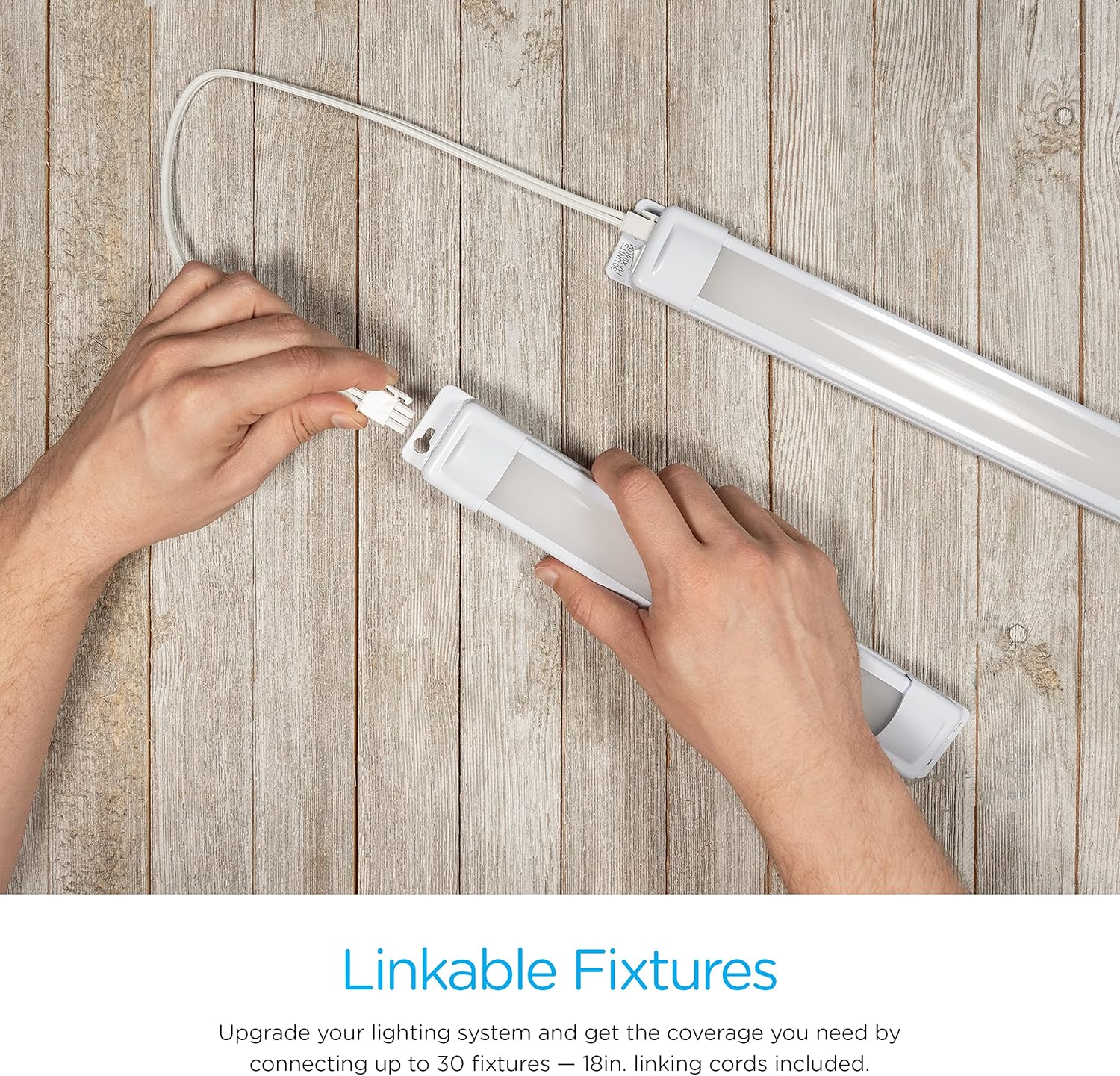 GE – Barra de luz LED fina de alta calidad para debajo del clóset, 12 pulgadas, enchufable, convertible a cable directo, enlazable, 38846