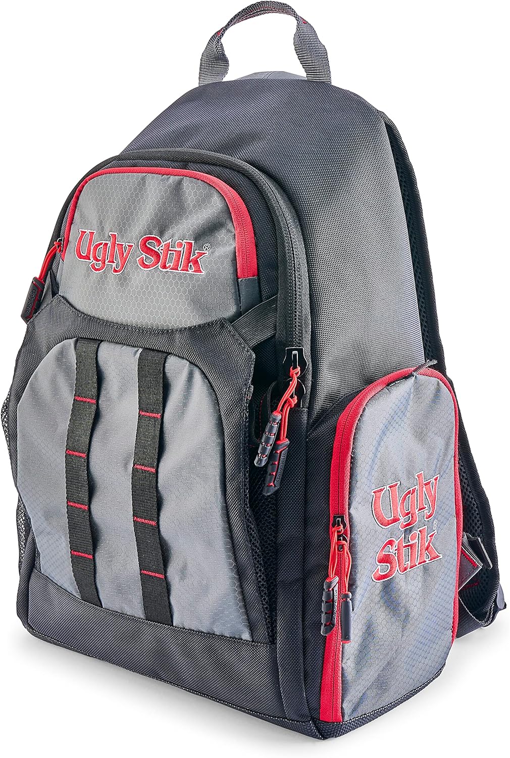 Plano Molding Ugly Stik 3600 Mochila de pesca, incluye 2 cajas de aparejos 3650 StowAway, mochila de aparejos de pesca con correas acolchadas para