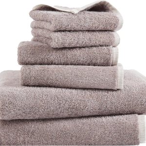 Calvin Klein Melange Solid – Juego de 6 toallas de rizo – 2 de baño, 2 manos y 2 lavadas, 100% algodón, 500 GSM (ciruela) Calvin Klein Melange Solid – Juego de 6 toallas de rizo – 2 de baño, 2 manos y 2 lavadas, 100% algodón, 500 GSM (ciruela)