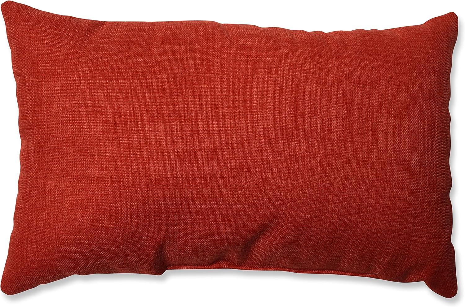 Pillow Perfect Cojín rectangular de choque interiorpuro, color rojo
