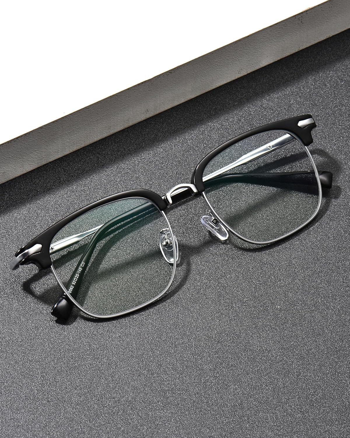 Gafas de bloqueo de luz azul semi sin montura a la moda y cómodas, perfectas para teléfonos y computadoras