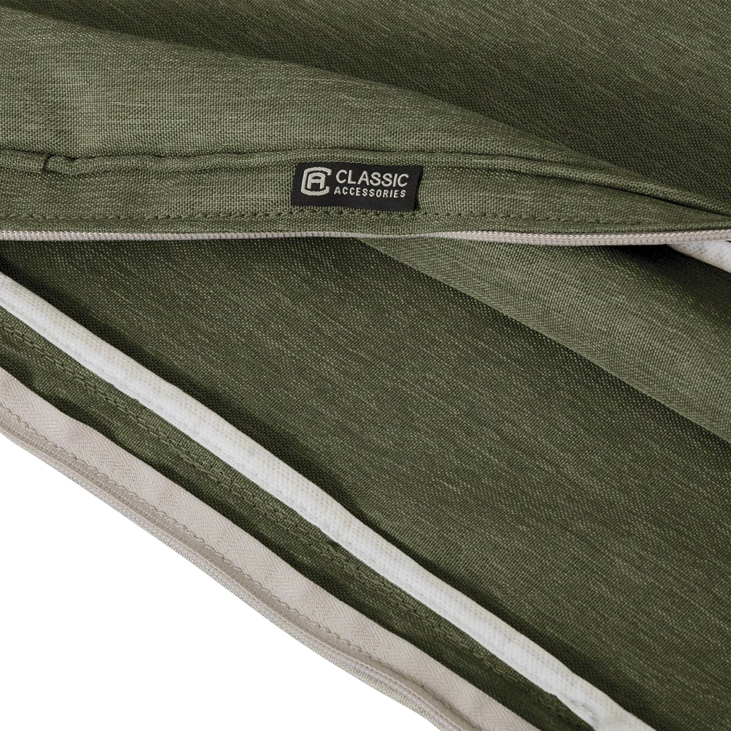 Classic Accessories – Funda de cojín Montlake para banca de patio, Heather Fern